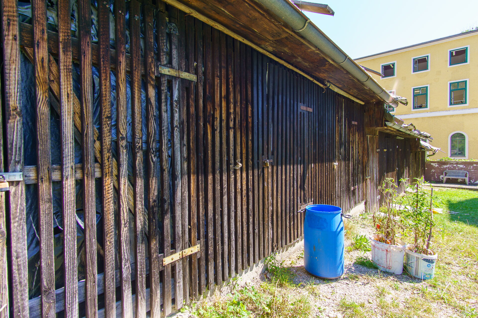 Viel Platz für Gartenmöbel